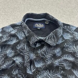 Nat Nast Tropical Print Button Up Short Sleeve‎ Shirt XXL Silk Blend Bowling